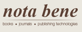 Nota Bene. Books, journals, publishing technologies.